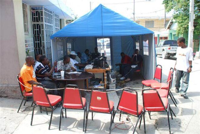 Le nouveau local de Caraïbes FM. © Francis Concite Le nouveau local de Caraïbes FM. © Francis Concite